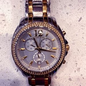 Michael Kors gold / silver crystal faced watch